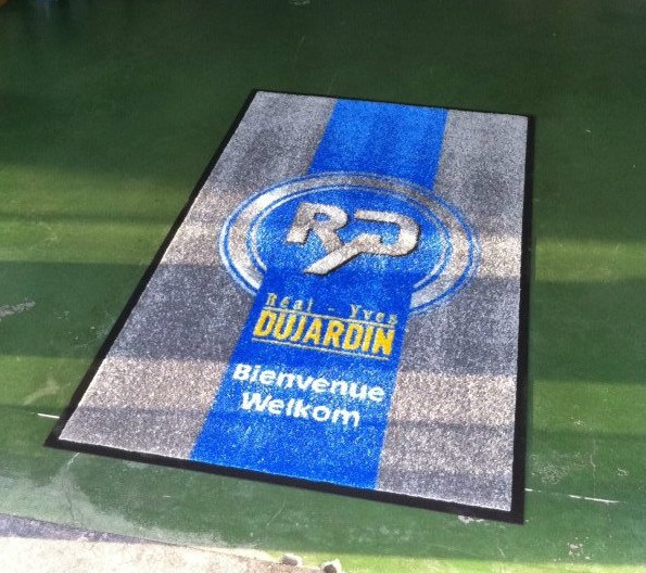 Tapis d’entrée absorbant pour Réal Dujardin, à Mouscron