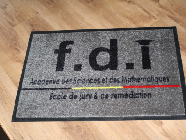 Tapis personnalisé FDI Bruxelles