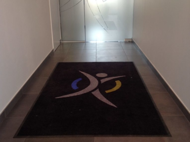 Tapis personnalisé pour kiné