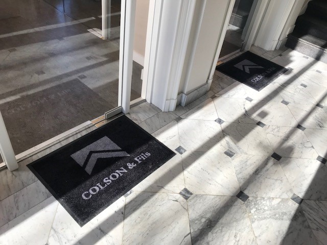 tapis personnalisé Tournai les Bastions