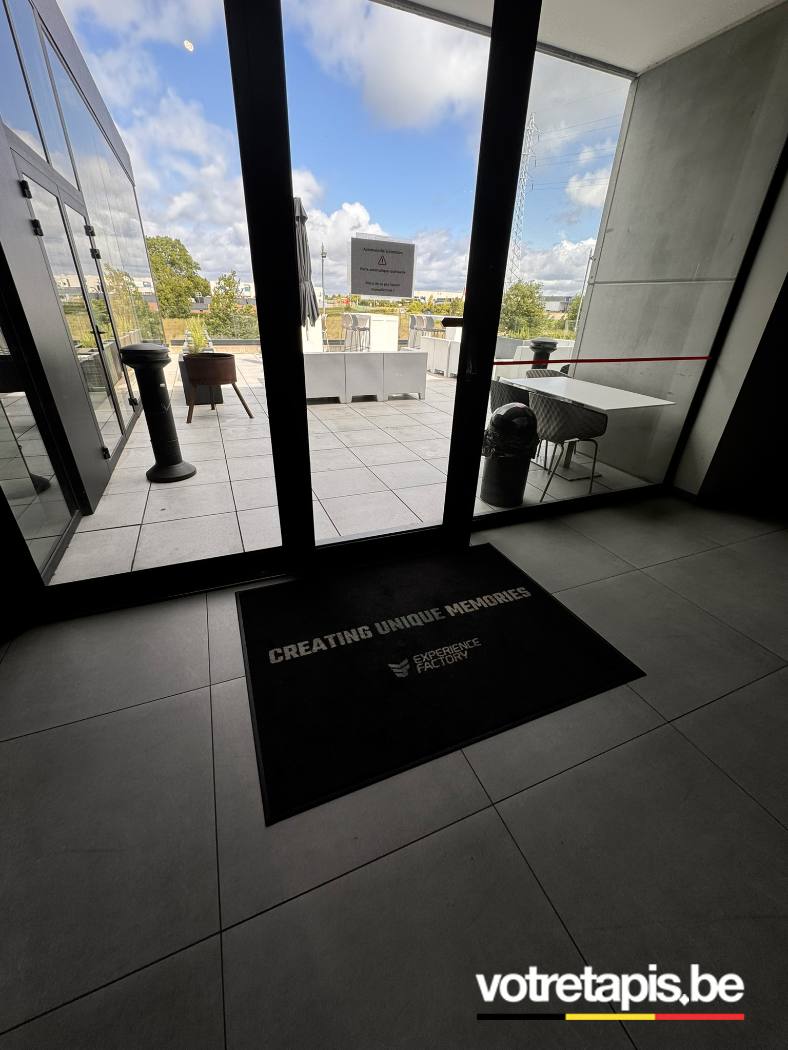 tapis logo Eupen karting Experience Factory